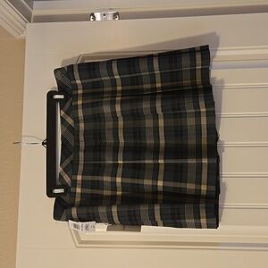 Sunday Best Olive Pleated Skirt